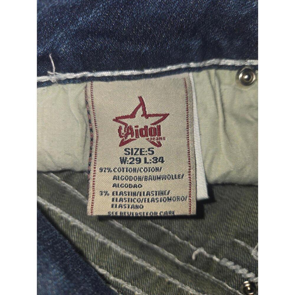 Dark Wash L.A. Idol Jeans Size 5 In Excellent Used Condition, No Flaws! - Picture 3 of 9